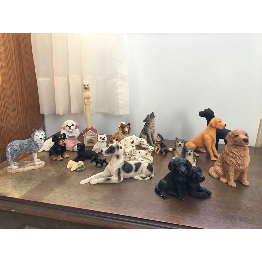 dog breed figurines - buy individually or as collection